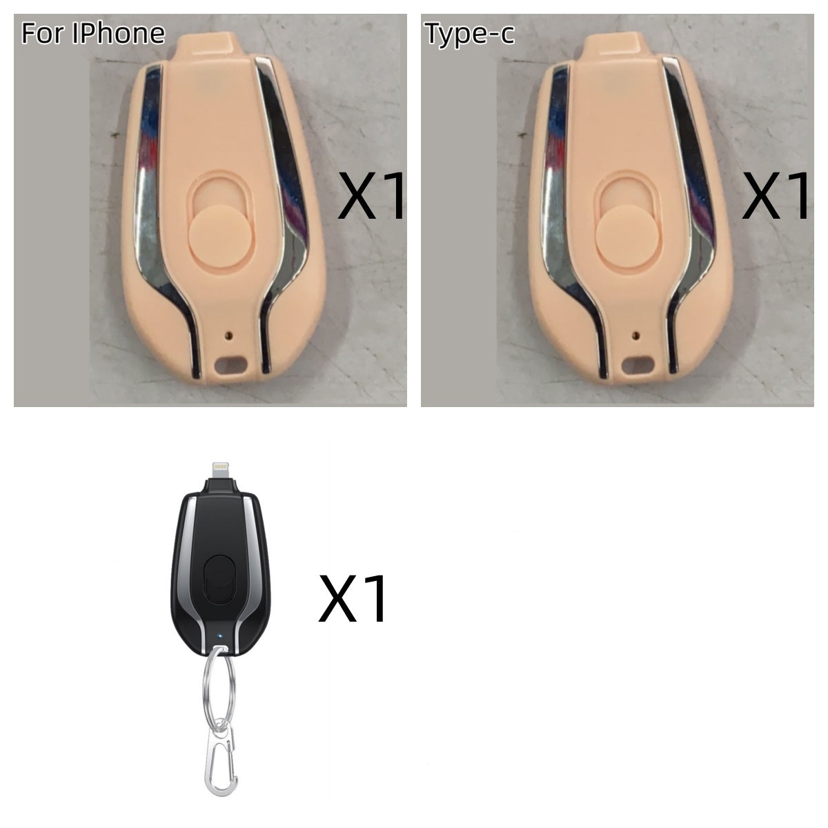 Mini Power Pod Keychain Charger